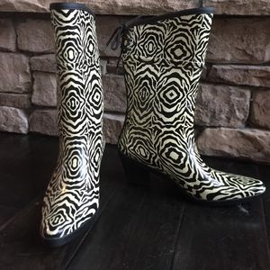 Dav Rain Boots - Animal Print