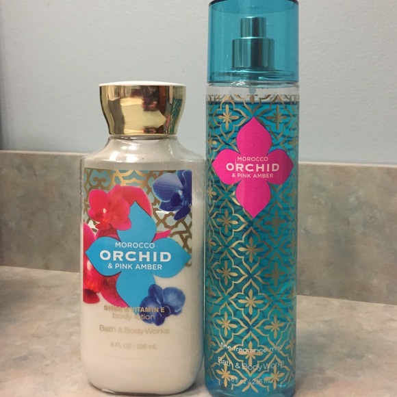 Bath and Body Works Morocco Orchid and Pink Amber