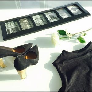 Zara short layered black dress