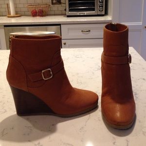 J Crew wedge booties