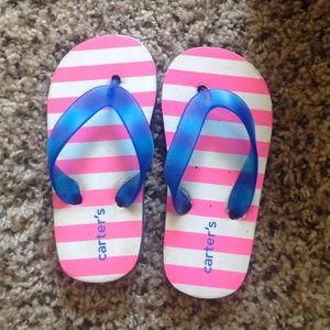 Brand new! Girls Carters flip flops