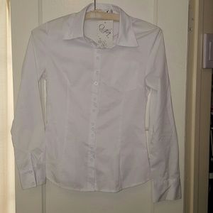 White small Qiao Jing Lisa blouse