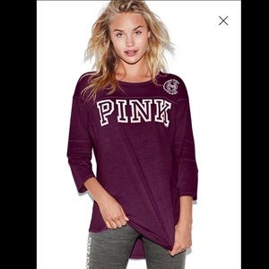 🔴SALE 🔴NEW VS PINK BOYFRIEND JERSEY  XS