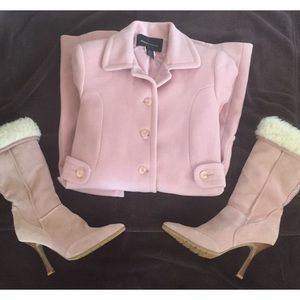 MODAinternational Pink Wool Coat