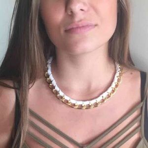 White/Good Statement Necklace