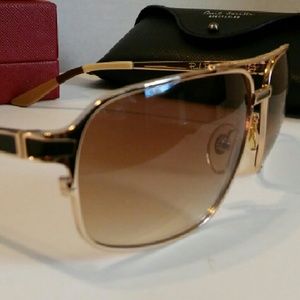 Mens 62'mm Paul Smith gold and ivory Sunglasses