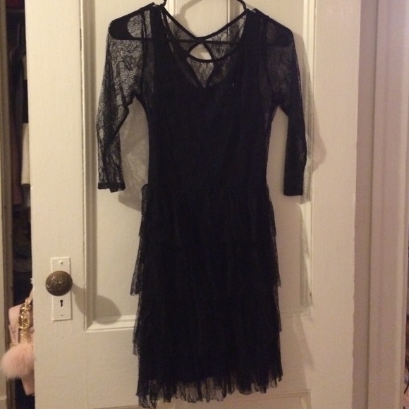 Forever 21 Dresses & Skirts - Teen Wolf Allison black lace dress
