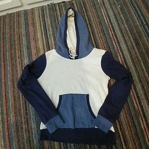 H & M Blue and white hoodie