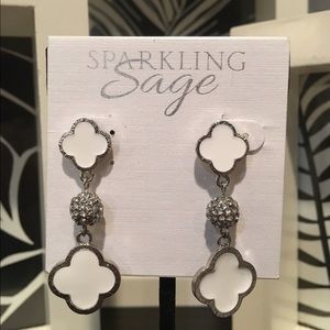 White Earrings