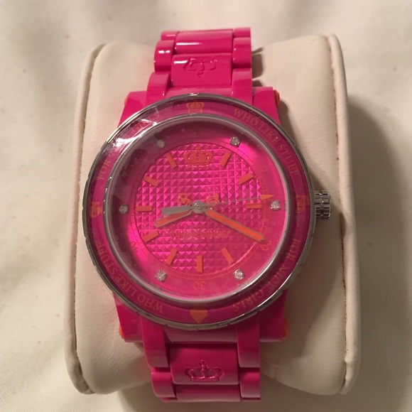 Juicy Couture Pink Dark Pink Watch