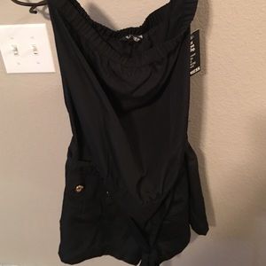 Express brand new with tags strapless shirt romper