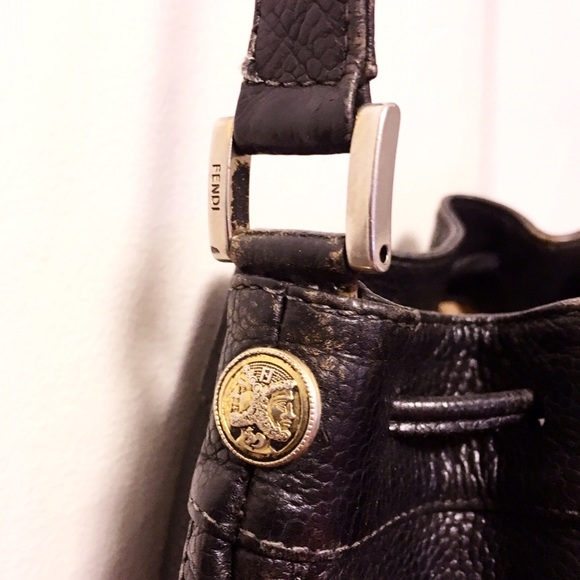 Leather Crossbody Bucket Bag - Picture 3 of 8