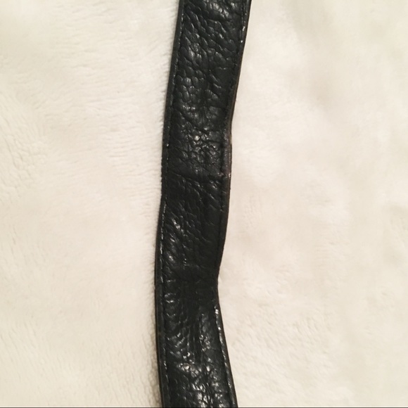 Leather Crossbody Bucket Bag - Picture 6 of 8