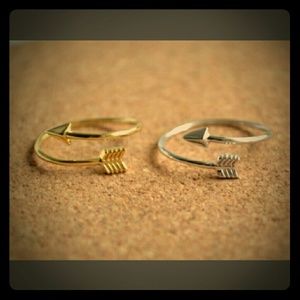 Adjustable Infinity Arrow Ring