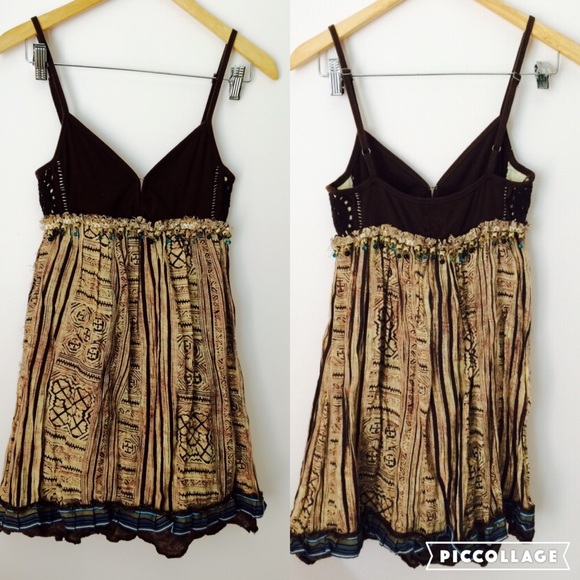 🌿Tribal bohemian top - Picture 2 of 4