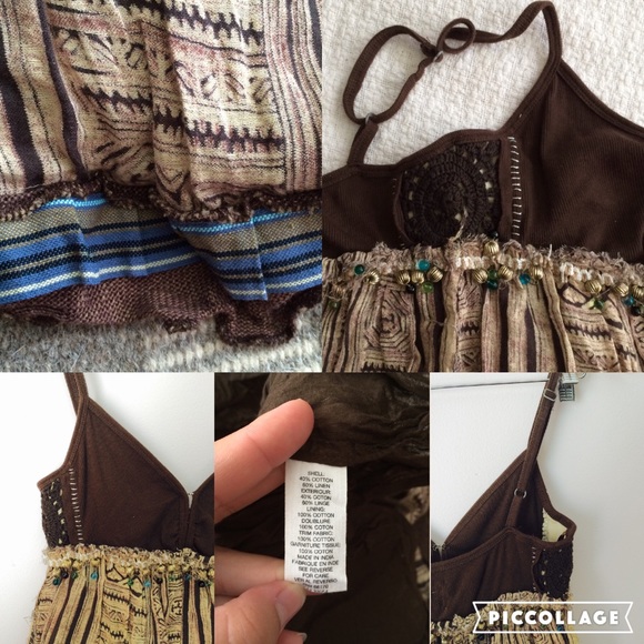 🌿Tribal bohemian top - Picture 3 of 4