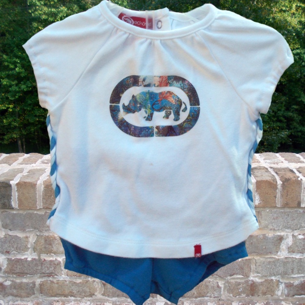 Rhinoceros Shirt with Blue Pants