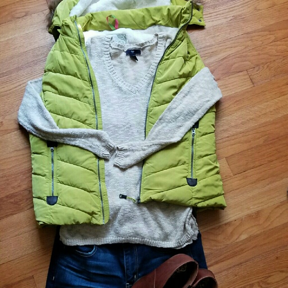 Plush, warm puffer vest