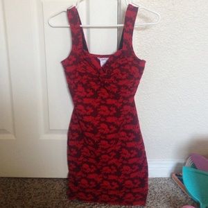 Sexy red dress