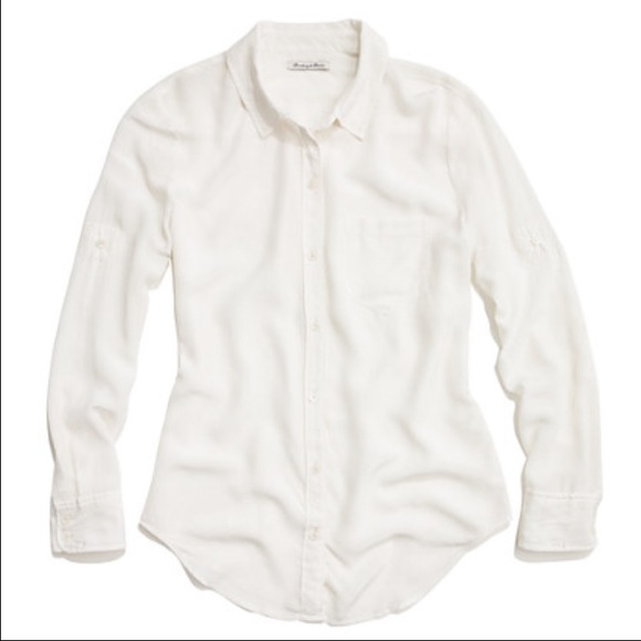 Madewell Tops - Madewell Silk Button Down Blouse