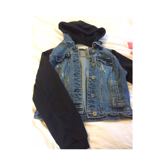 Jean hooded jacket