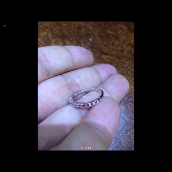 S925 pink ring - Picture 2 of 2