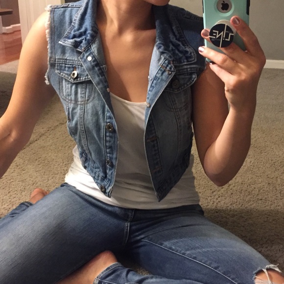 Retro Jean Vest