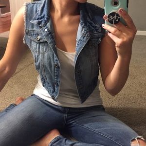 Retro Jean Vest