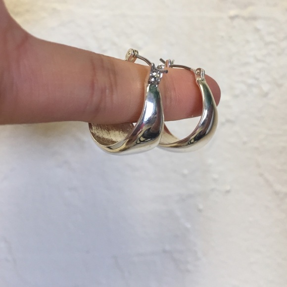 c + i Wide Hoop Earrings