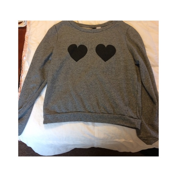Two hearts sweater