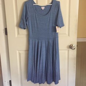 Heathered blue Nicole dress