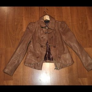 INC leather jacket