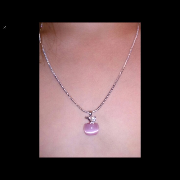 Apple Shape Moonstone Pendant - Picture 2 of 3