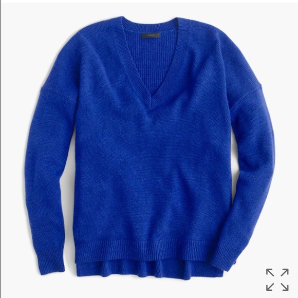J. Crew V-neck Tunic Sweater NWT