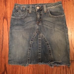 Bebe Jean Skirt