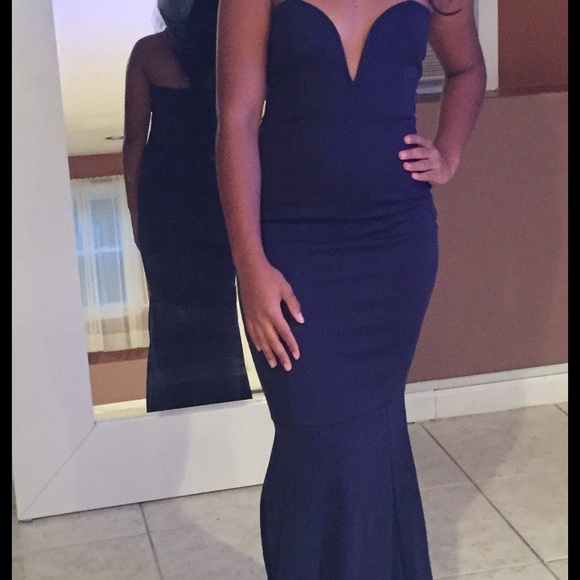 Beautiful navy blue gown💃💃