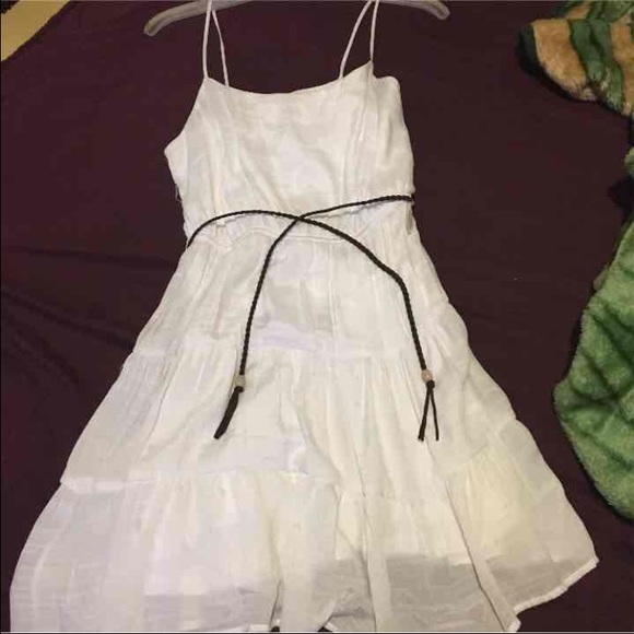 White boho dress