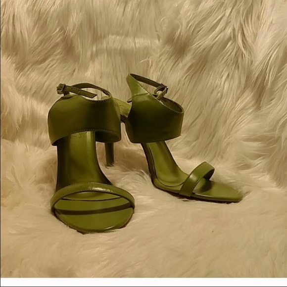 Green sandals