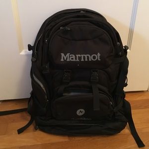 Black marmot backpack