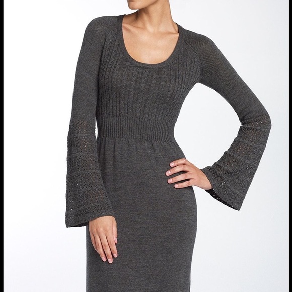 Calvin Klein Dresses & Skirts - Calvin Klein NWOT bell sleeve sweater dress XS