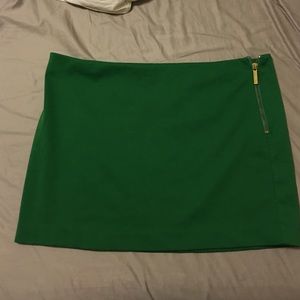 MICHAEL Kors green mini skirt