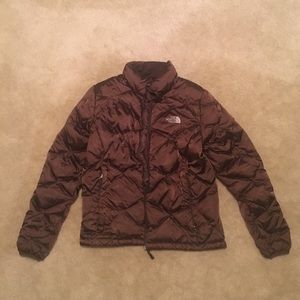 The North Face brown jacket