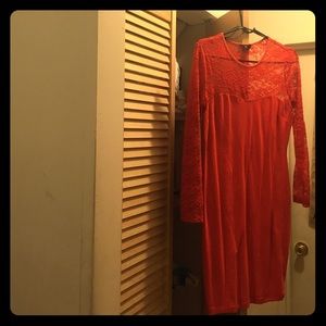 Red H&M dress