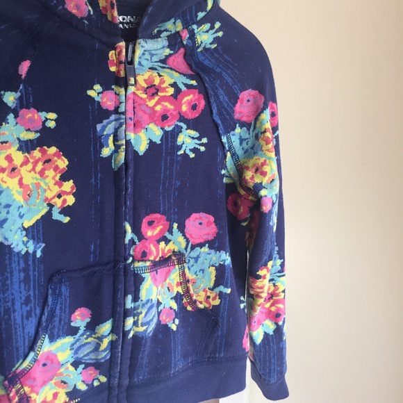 SOLD⭐️Floral Hoodie Jacket by Arizona Jeans