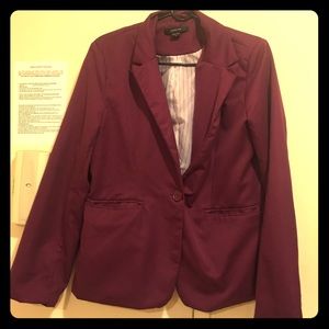Purple blazer