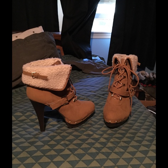 Baby Phat Sheep skin boots