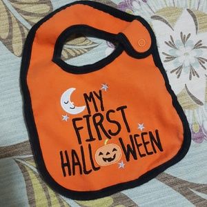 My first Halloween bib