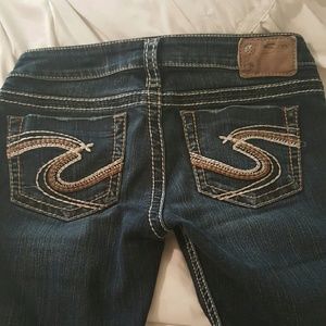 Silver bootcut jeans size 27