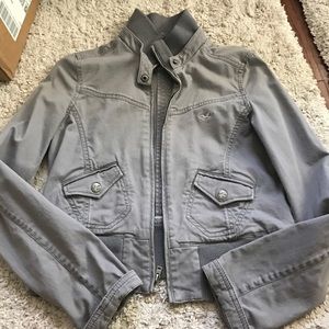 Grey Hollister Jacket