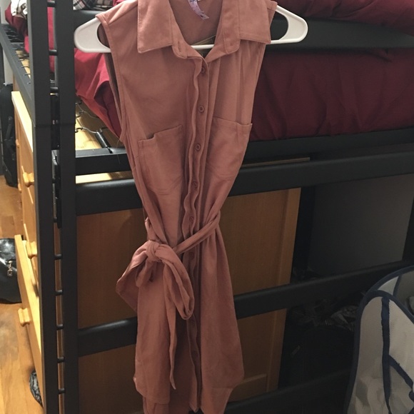 Francesca's coral shade dress NEW WITH TAGS